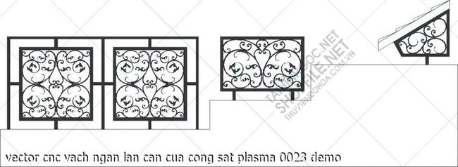 vector cnc vach ngan lan can cua cong sat plasma 0023